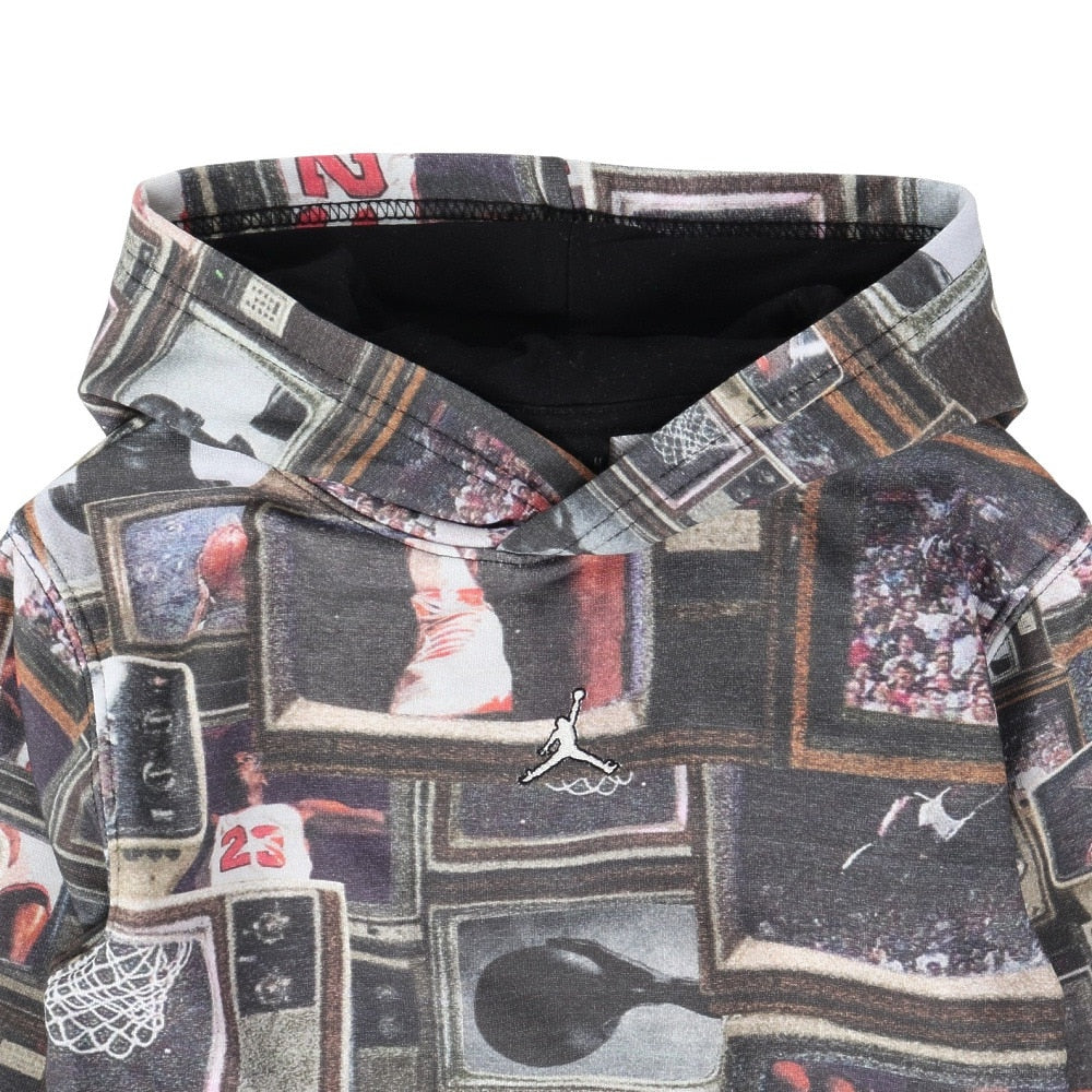 Image of Детски Суитшърт NIKE JDB MJ BRKLYN AOP FT PO